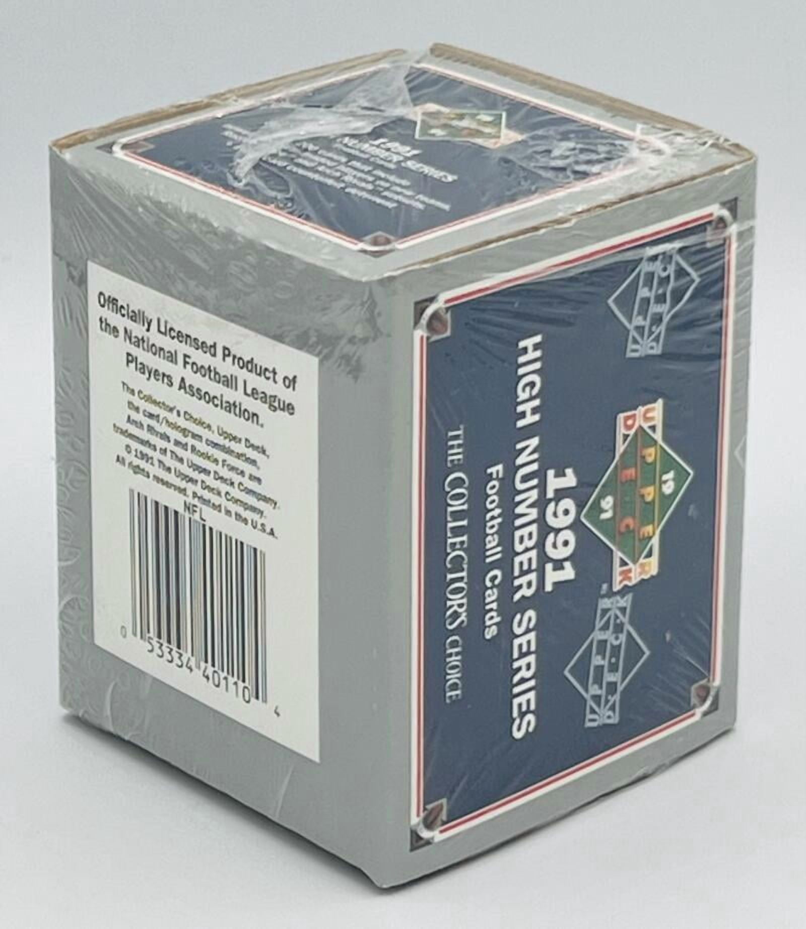 1991 Upper Deck NFL Football High # Series Factory Set 200 Card Premiere Edition