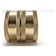 thumbnail image 3 of Clearance! Nomeni Water Connector Internal Brass Brass Adapter Two-Way Hose Connector 3/4 Connector Thread Garden Patio & Garden Garden Tools Gold, 3 of 5