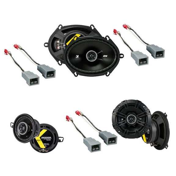 Fits Ford Thunderbird 1983-1985 Factory Speaker Upgrade Kicker DS Series Package