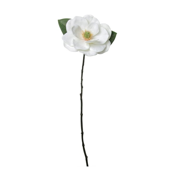 Northlight Artificial Magnolia Christmas Stem Spray - 31" - White