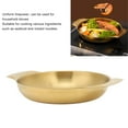 thumbnail image 4 of Stainless Steel Paella Pan, Double Loop Handle Evenly Heating Frying Pans with Flat Base   Compatible with Stoves for Cooking Seafood Noodles Paella, 4 of 7