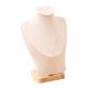 thumbnail image 5 of Expositor de joyas con adorno de madera, soporte para guardar collares y bustos de joyería. Beige M, 5 of 9