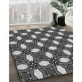 thumbnail image 2 of Ahgly Company Indoor Rectangle Patterned Dark Gray Black Area Rugs, 5' x 7', 2 of 6