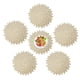 thumbnail image 1 of Un juego de 6 tapetes redondos de flores ahuecadas para fiestas de festivales, artículos de boda, centros de mesa y decoración de mesa., 1 of 6