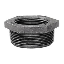 1 x 3/8" Galvanized Malleable Iron Pipe Hex Bushing