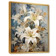 thumbnail image 2 of Designart "Serenade Of Dreamy Lilies III" Lilies Floater Framed Wall Decor, 2 of 5