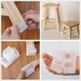 thumbnail image 2 of 16 Piezas Fundas para Pies de Mesa y Silla Pies de Muebles Protectores de Piso Fundas de Silicona para Patas de Muebles Protectores de Patas para Sillas para Pisos de Madera Dura Muebles, 2 of 5