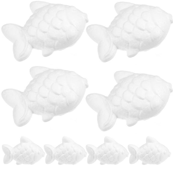EXHUMKY 8Pcs Foam Fish Balls Decorative Foams Ball For Animal Foams Balls And Polystyrene Balls Crafting