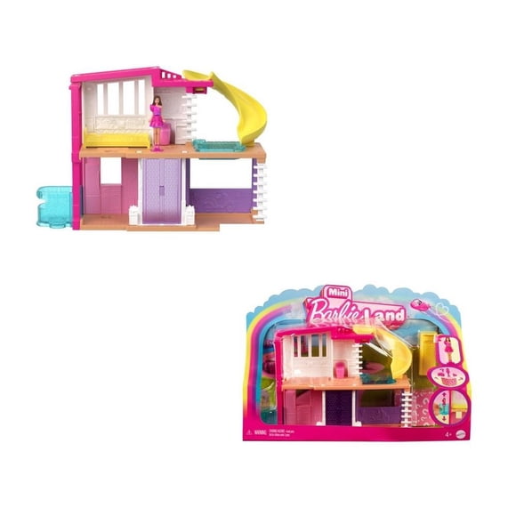 Casa de Muñecas Barbie Mini BarbieLand Rosa y Morada