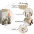 thumbnail image 4 of Cortinas de ducha DEKAXID Boho con hojas y plantas, impermeables, para baño, decoración del hogar, modernas y lujosas., 4 of 6
