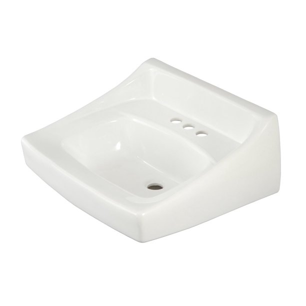 TOTO WallHung Lavatory, 4" Faucet CentersCotton