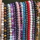 thumbnail image 4 of Cuentas de piedra sueltas espaciadoras de amazonita, turquesa, ágata, jaspes, granate y ojo de tigre redondo natural para hacer joyas, pulseras DIY, 4 of 5