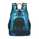 thumbnail image 1 of Balery Open-Mouthed Shark Mochila ligera para hombre y mujer: duradera e impermeable, ideal para la escuela, el trabajo, viajes y uso diario., 1 of 7