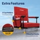 thumbnail image 3 of Silla Portátil para Gradas VIVOHOME con Cojín, 3 of 7