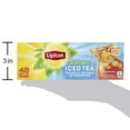 Lipton Family Sized Iced Black Tea, Decaffeinated, Tea Bags 48 Count