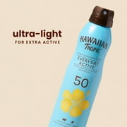 Hawaiian Tropic Everyday Active Clear Spray Sunscreen SPF 50, 6oz