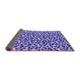 thumbnail image 2 of Ahgly Company Indoor Square Oriental Purple Industrial Area Rugs, 5' Square, 2 of 4