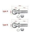 thumbnail image 5 of Special Lengthen Chrome Hitch Mount Tow Ball 50mm 2 INCH Shank Dia Coupling Trailer Parts RV Camper Caravan Accessories ,Easy to Install, 5 of 7