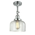 thumbnail image 1 of Innovations 201F-PC-G72-L-LED X-Large Bell 1 Light Semi-Flush Mount part of the Franklin Restoration Collection, Polished Chrome, 1 of 1