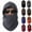 Black, variant on ZOELNIC 6 in 1 Thermal Fleece Balaclava Outdoor Ski Masks Bike Cycling Beanies Winter Mask Hats Gray