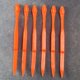 thumbnail image 4 of 18 Piezas FáCil Pelador de CíTricos Naranja En la Herramienta de Cocina de Color Naranja Brillante, 4 of 5