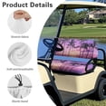 thumbnail image 5 of Garronmavis Purple Sunset Palm Tree Golf Cart Seat Covers Set Breathable Front Seat Cover for All Weather Keeps Comfortable and Clean Universal Fit Interior Protection, 5 of 6