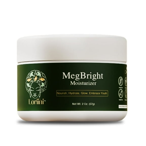 Loriini MegBright Moisturizer, Radiant Skin Formula, 2 Oz