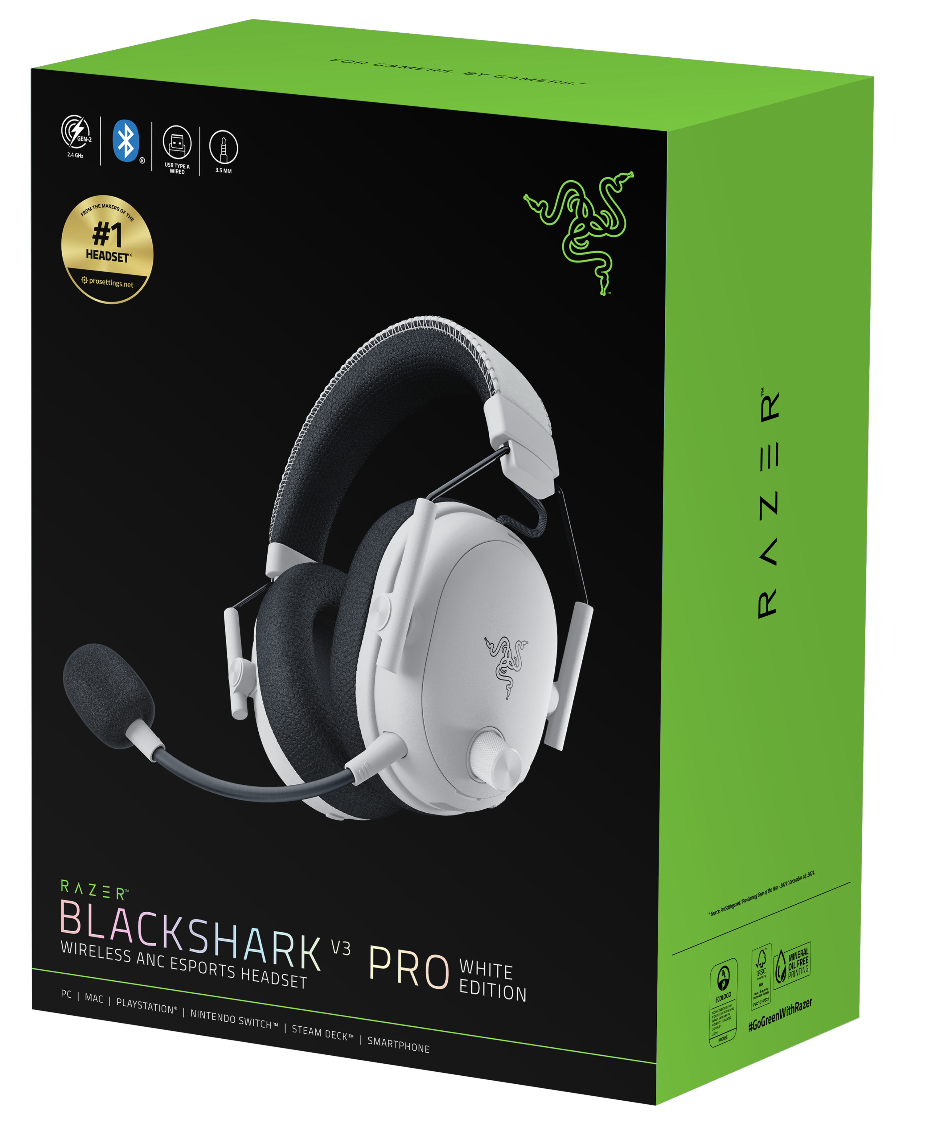 Razer Blackshark V3 Pro Wireless ANC PC Gaming Esports Headset