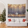 thumbnail image 5 of Fabric Christmas Backdrop, Vintage Christmas Decoration for Wall decoration, Curtain Partition, Poster Display, or Temporary Cover,51X59in, 5 of 6