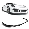 thumbnail image 2 of Ikon Motorsports Front Bumper Lip Compatible with 2014-2016 Porsche 911 991 GT3 GT3 Style Unpainted Black PU Polyurethane Air Dam Chin Spoiler Protector Splitter, 2 of 4