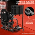 thumbnail image 4 of Supllueer Gaming Racing Simulator Cockpit With Black Seat & Monitor Mount Fit Logitech Thrustmaster T248 T300.Excluding electronic devices, 4 of 20