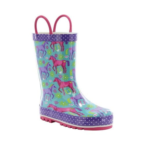 Western Chief Pink Kitty Rain Boot Girls/' Infant-Toddler-Youth Boot