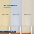 thumbnail image 3 of WAYZ Smart Desk LED Lamp with Wood Panel, 3 Colors Light Mode, Capacitive Touch Sensor for 5 Levels Dimmer, Energy Saving, 2 USB Ports, Eye Protection, Sleep Mode, 3 of 5
