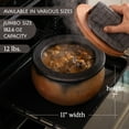 thumbnail image 6 of Hes Group Twice Baked Terracotta, Stove Top Clay Casserole, 182.6 oz, 6 of 7