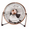 thumbnail image 1 of Ventilador de escritorio USB de 5,7 pulgadas, rotación de 360 ​​° pequeño y silencioso, potente flujo de aire portátil fuerte, Mini ventilador de refrigeración Personal de metal, 1 of 5