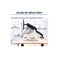 thumbnail image 4 of Soporte De Escritorio Monitor Mountup 17-32 Pulgadas Negro, 4 of 5