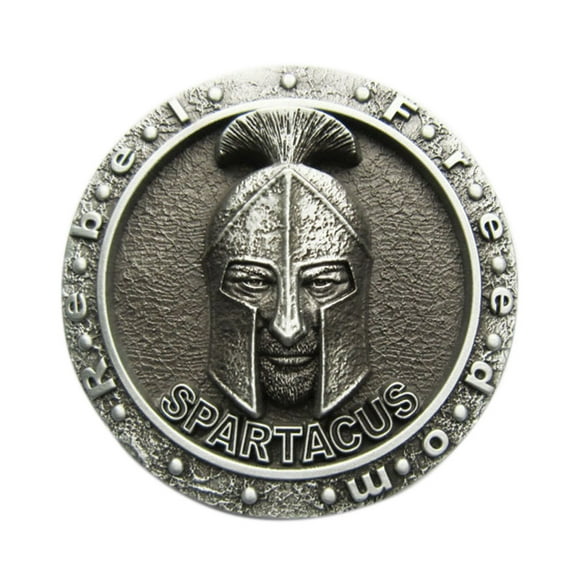 Antique Brushed Silver Freedom Fighter Belt Buckle Gurtelschnalle