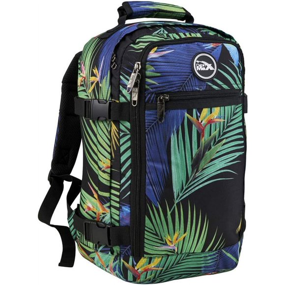 Cabin Max Metz Mini Stowaway 20L Travel Backpack Carry on Luggage Sized 40x25x20cm (16x10x8) Lightweight (Paradise)