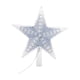 thumbnail image 1 of Adorno para árbol de Navidad, adorno para árbol de Navidad con luz LED y forma de estrella, con cable para decoración navideña, ideal para fiestas y regalos. 20cm blanco, 1 of 8