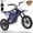 Blue, variant on QEASET Motorcycle, Motorized Dirt Bikes for kids 8-14, 36V 500W – 15.5 MPH Top Speed, Dual Suspension, Yellow