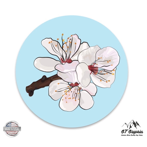 Cherry Blossom - 12" Vinyl Sticker Waterproof Decal