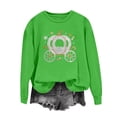 thumbnail image 5 of IDOCLOTHES Hello Pumpkin Sweatshirt for Women Long Sleeve Crewneck Halloween Sweaters 2026 Trendy Pullover Tops Plus Size Clothes Womens Fall Fashion Clothing Green, XL, 5 of 6