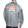 thumbnail image 2 of Men's Starter  Gray Baltimore Orioles Retro Logo Raglan Coaches Full-Snap Jacket, 2 of 2