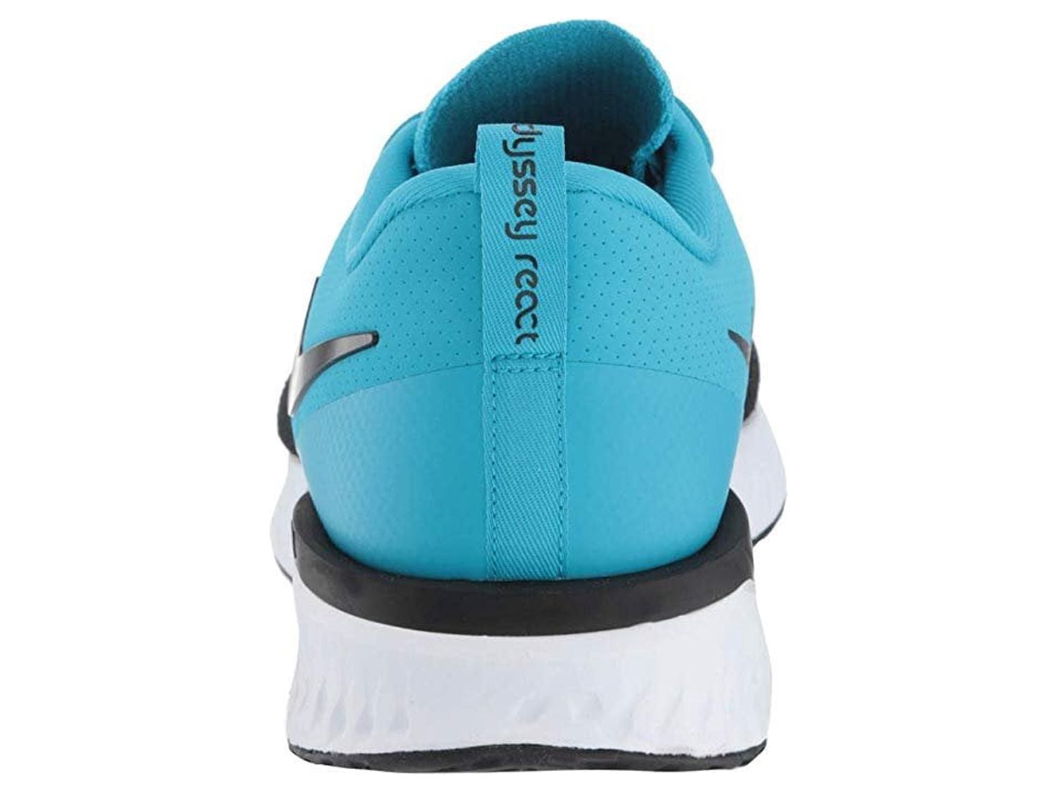 Nike Odyssey React 2 Flyknit Blue Lagoon Sneakers, Men\'s Size 12 Nike Odyssey React 2 Flyknit Blue Lagoon/Black-White Jamaica  main image 3