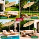 thumbnail image 5 of Sombrilla Tipo Madera Jardin Exterior 2.63m Playa Terraza, 5 of 7