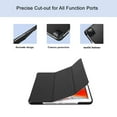 thumbnail image 3 of Mosiso Case for iPad Pro 11 inch 2020/2018, Slim Fit Case Frosted PC Back PU Leather Stand Folio Protective Tablet Cover for Apple iPad Pro 11 inch 1st/2nd Gen, Black, 3 of 6