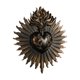 thumbnail image 3 of Placa de pared de los Sagrados Corazones, estatua gótica, decoración de resina, arte para el hogar, figura católica negro, 3 of 9