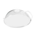 thumbnail image 4 of Microwave Splatter Cover 10.23inch High Temperature Resistance Microwave Plate cover Keeping Cover for Outdoor Indoor Parties Platters White PP, 4 of 8