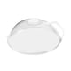 thumbnail image 4 of Cubierta para plato de microondas de 26 cm, resistente a altas temperaturas y antisalpicaduras con asa PP blanco, 4 of 9