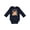 Navy, variant on My Cousins Love Me Little Fox Boys or Girls Long Sleeve Baby Bodysuit